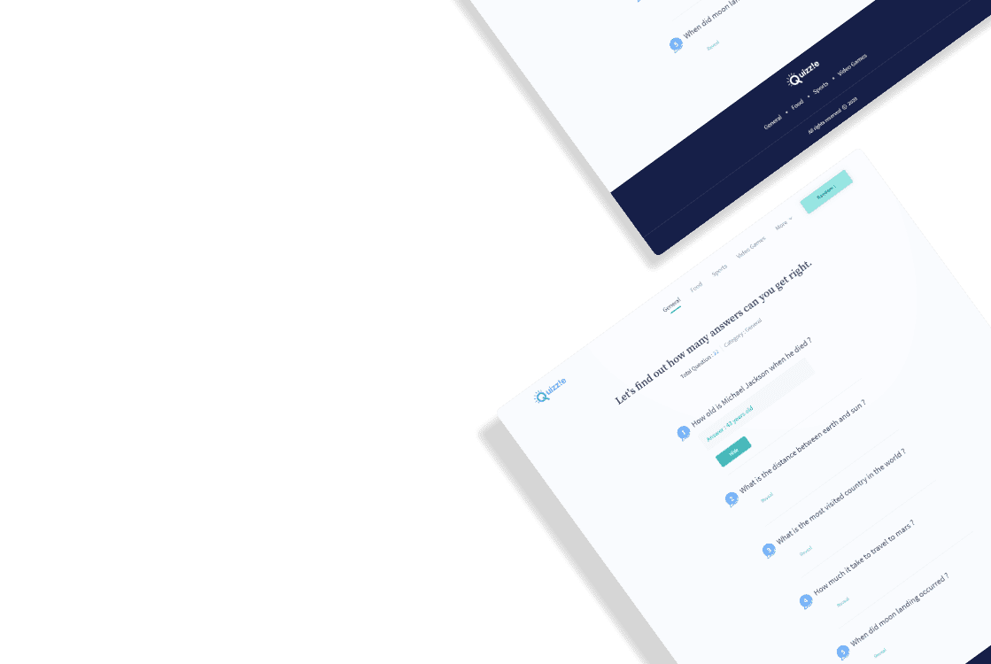 QuizQuiz Project Showcase